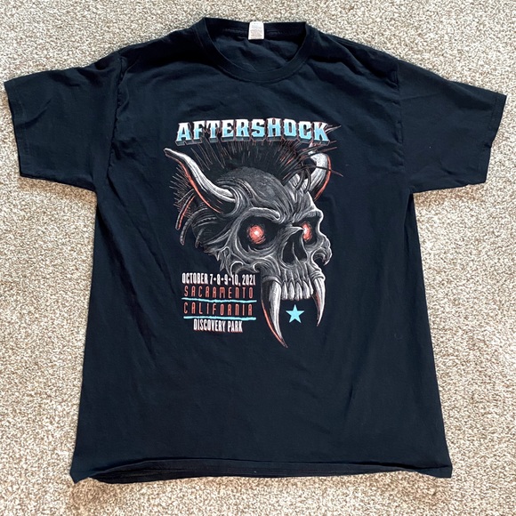 Shirts Aftershock Festival 221 Concert Line Up Tee Double Sided